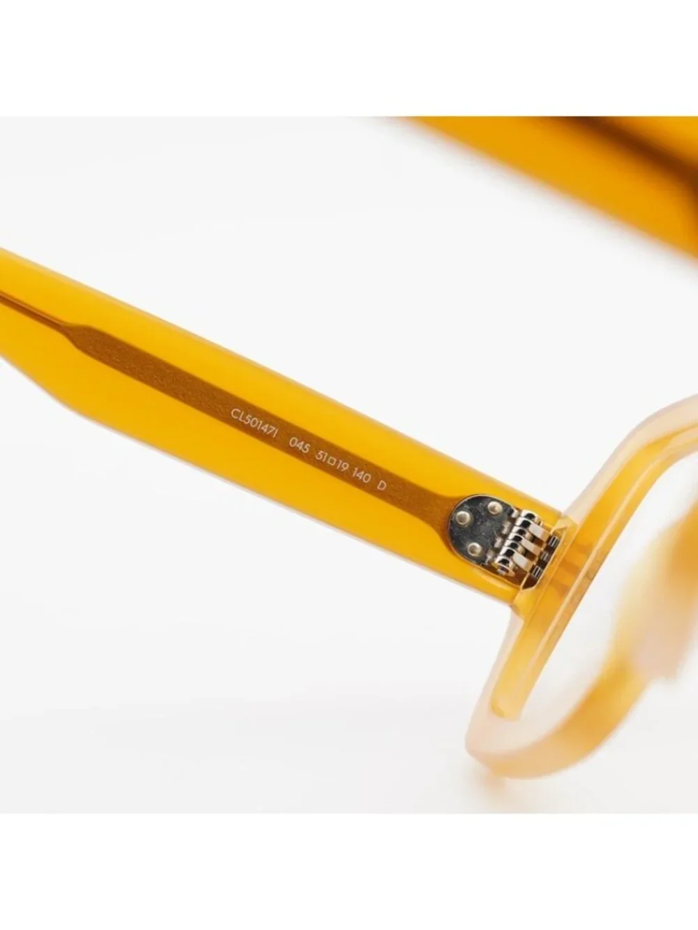 Celine CL50147I 045 Eyeglasses Shiny Brown 51mm Square Frame